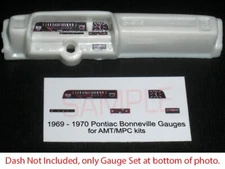 1969 - 1970 PONTIAC BONNEVILLE GAUGE FACES - 1/25 scale AMT - MPC kits—PLS READ