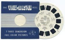 Yellowstone National Park Mammoth Area 1948 Belgian-Made ViewMaster Reel 127