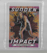 2023-24 Topps Chrome Sudden Impact Orange Basketball rookie VICTOR WEMBaNYAMA RC