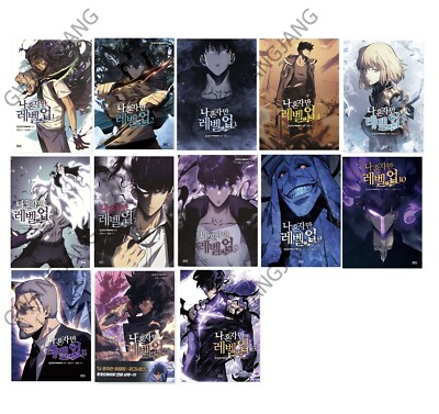 Solo Leveling Vol. 1 - 13 Complete Manhwa Manga Korean Comics Webtoon Book Kpop