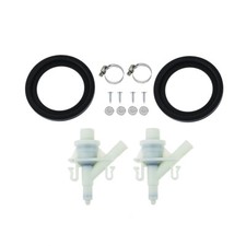 2Pcs 385311641 Water Valve Kit 2Pcs RV Toilet Seals Replacement For 300 310 320
