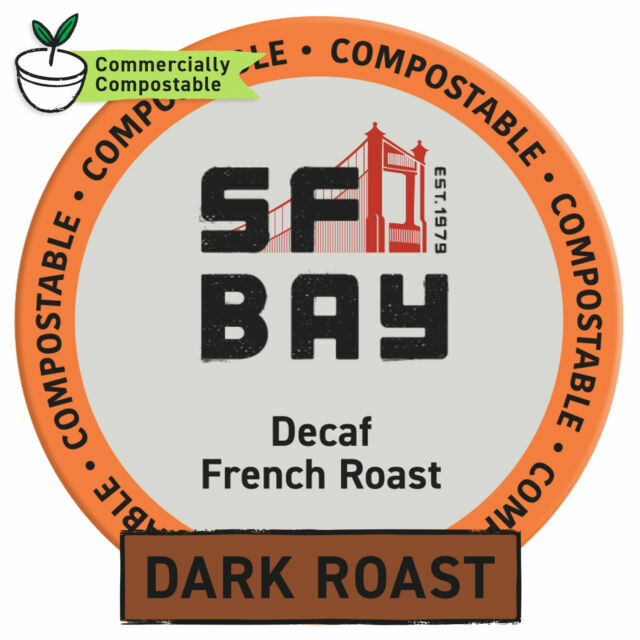 Decaf French Roast Coffee Pods 