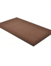 NOTRAX 231S0035BR Carpeted Entrance Mat Black Trim Brown Loop 3ft x 5ft