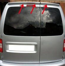 BARN DOOR ROOF SPOILER ABS PLASTIC FOR VW CADDY MK2 MK3 MK4 2005-2018 UK STOCK