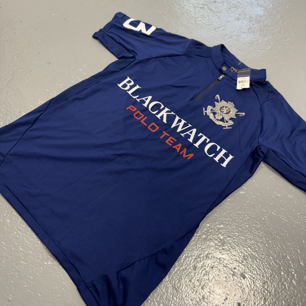 Polo Ralph Lauren Black Watch Team Athletic Fit Zip Shirt