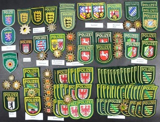 West Germany bundle badges patches police states etc. RARE!!! 11401