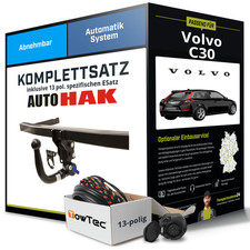 Für VOLVO C30 Typ 533 Anhängerkupplung abnehmbar +eSatz 13pol 10.2006-jetzt NEU