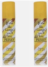 Primo by Parfums de Coeur Fragrance Body Spray 2.5 0z Women Pack of 2 New