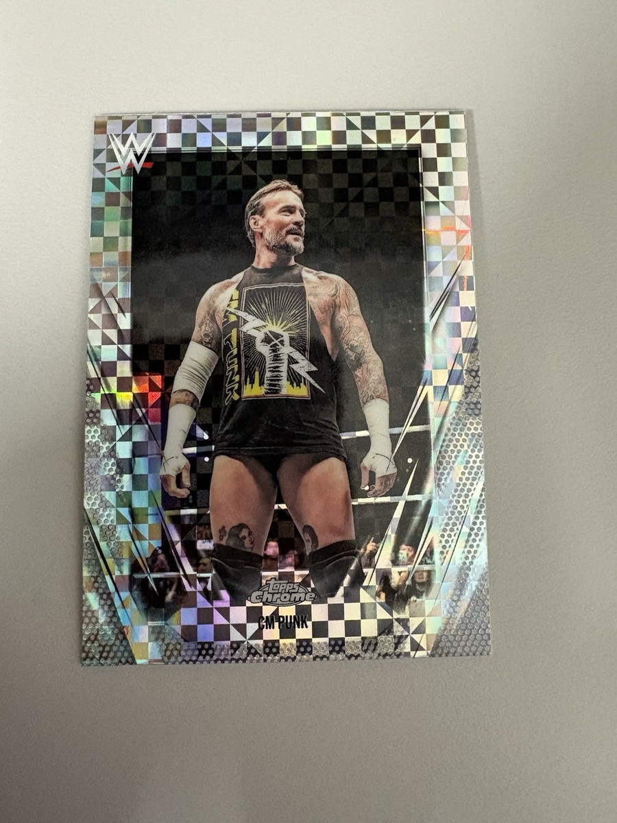 2026 Topps Chrome WWE CM Punk X-Fractor #49 | eBay