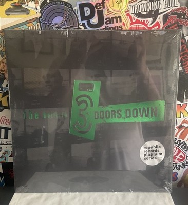 3 DOORS DOWN The Better Life NEW SILVER VINYL GREEN FOIL COVER W/HYPE STICKER