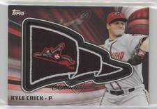 2015 Topps Pro Debut Pennant Manufactured Patch Kyle Crick #PP-KC Patch 1h1