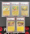 PSA 9 2019 2020 2021 2022 2023 JAPANESE PIKACHU 367/SM-P SP 124  25th 003 SV2a