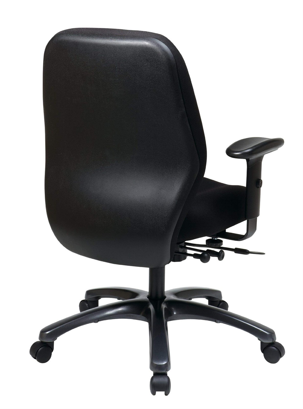 24 Hour Ergonomic Black Chair with 2-to-1 Synchro Tilt