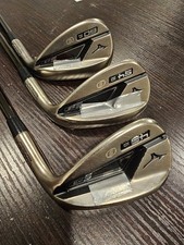 RIGHT HAND MIZUNO S23 COPPER GOLF WEDGE SET 48/54/60 STEEL BLACK KBS +1/2 "