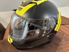 Nolan N87 Plus Integralhelm Motorradhelm - Schwarz Gelb Größe XL 61 / 62 cm