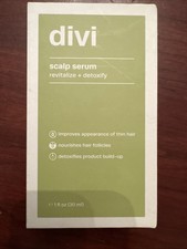 Divi Scalp Serum Revitalize  Detoxify 1 Oz 30 mL Full Size For Thin Hair