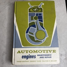 1967 Automotive Engines Maintenance Repair 3rd Ed. Hardcover Henry Ford CC Vtg