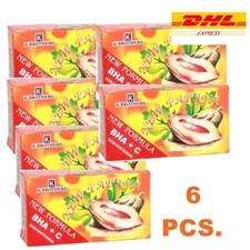 6Pcs K. Brothers Papaya Soap BHA C Formula Skin Bright 135g Express