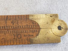 A vintage John Rabone and Sons boxwood rule No.1378 2ft 1917?