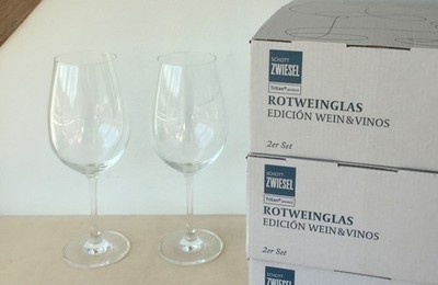 2 (4) Rotwein-Gläser *Edición Wein&Vinos *SCHOTT ZWIESEL *Tritan protect NEU/OVP