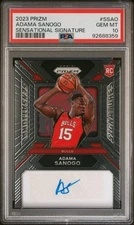 Adama Sanogo - PSA 10 AUTO - 2023 Prizm Sensational Signature RC - CHICAGO BULLS