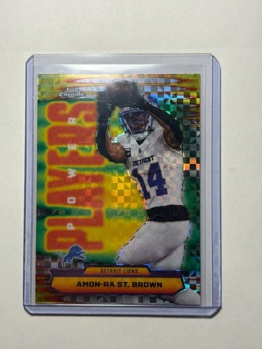 2025 Topps Chrome Amon-Ra St. Brown Base (RAW)