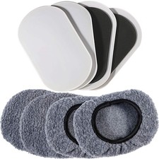 9-1/2in X 5-3/4in.Furniture Moving Kit (8pcs) for All Floor Types/Multi-Surfa...