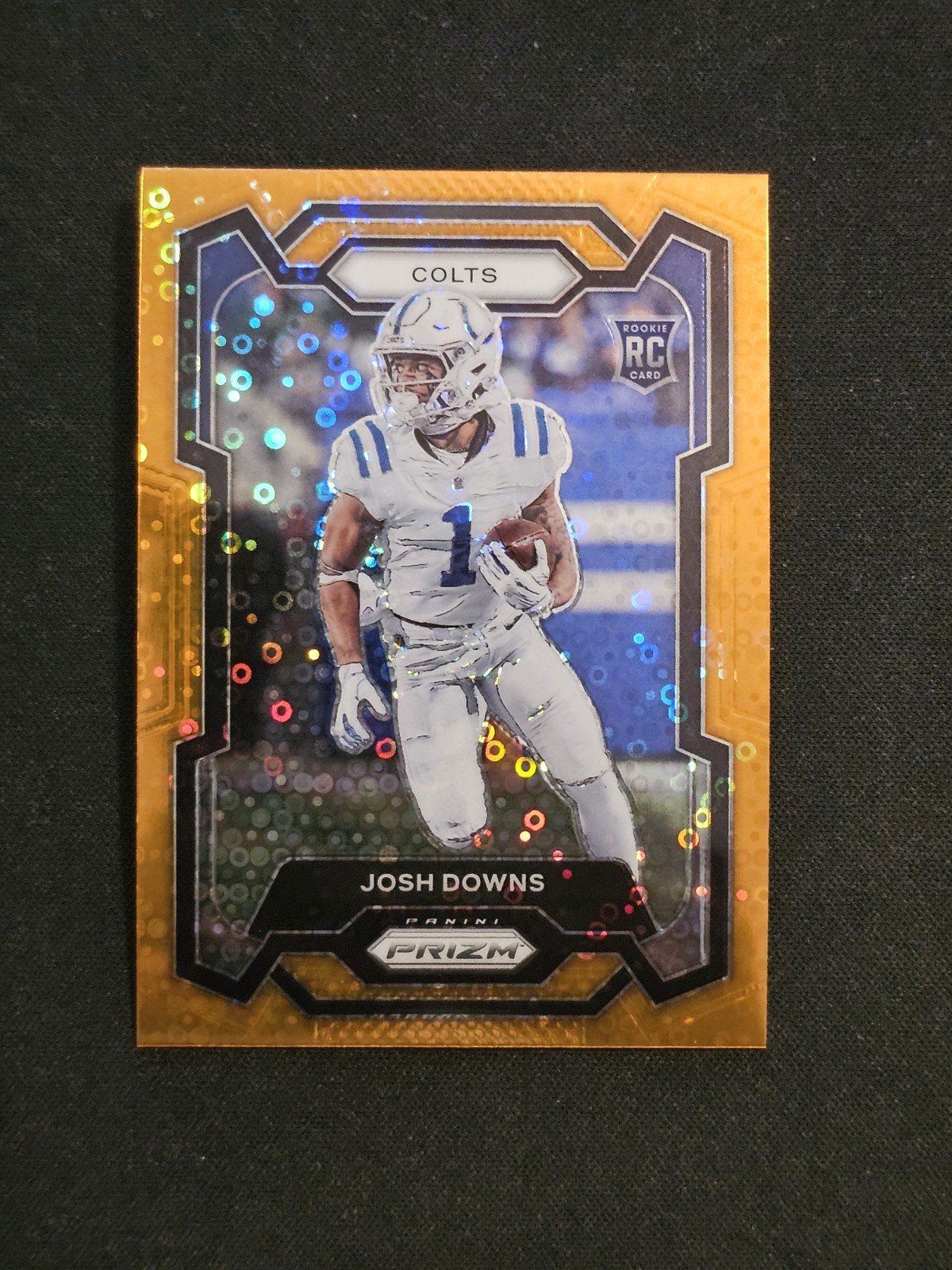 2023 Panini Prizm - Rookies Josh Downs #345 Disco Prizm (RC)