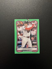 Roman Anthony GREEN /399 Rookie Card 2026 Bowman #18 Red Sox. rookie card picture