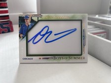 2025 Owen Caissie Panini Boys Of Summer Auto #42 /199