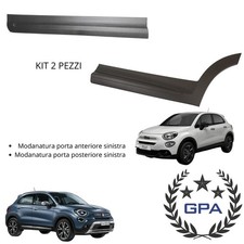 MODANATURE PORTA  ANTERIORE E POSTERIORE SINISTRA FIAT 500 X CROSS 2020 2021