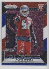 2016 Panini Prizm Rookie Red White & Blue Disco Prizm Noah Spence #255 fm0