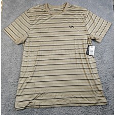 RVCA Men's Sport Active Workout Casual Breathable Wicking Tee Shirt Size XL