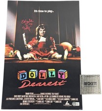 ED GALE signed 12x18 Poster DOLLY DEAREST Horror Movie Beckett Authentication ED GALE signed 12x18 Poster DOLLY DEAREST Horror Movie Beckett Authentication