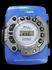 Sports by GPX C3317RS AM FM Personal Cassette Player Walkman Works