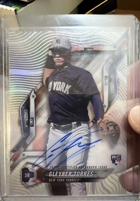 2018 Topps High Tek - Gleyber Torres #HT-GT Pattern 1 Waves/Diagonals Autographs