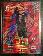 2021-22 Panini Spectra Rookies Asia Red Prizm Brandon Boston Jr #125 R1H:1