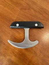 Vintage Rocking T Knife Wood Handle T-Grip Rocker Assisted FREE SHIPPING!