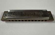 Vintage M. Hohner Marine Band No 364 Harmonica - Key Of C