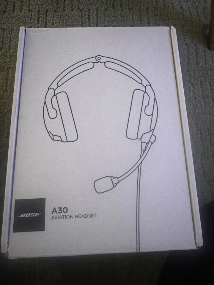 NUEVO Bose A30 Aviación Cancelación de Ruido Bluetooth Doble Enchufe PJ Cable Recto Auriculares Foto 3 de 4