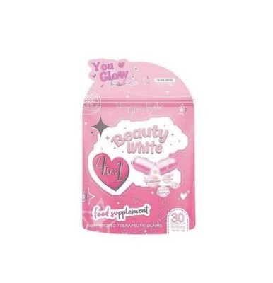 You Glow Babe BEAUTY WHITE Glutathione Capsules, Japan Formula 30 count