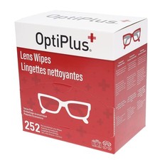 Pre-Moistened Cleaning Wipes for Glasses, Screens, and Lenses - 252 Count