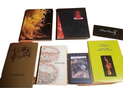 Dale Chihuly Books And Exhibition Catalogs Lot 1992-2000 (New In Packaging)