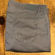 Brax Pants Men Chuck Ultralight Chinos Travel Office Commute 42x34 (41x34) Gray