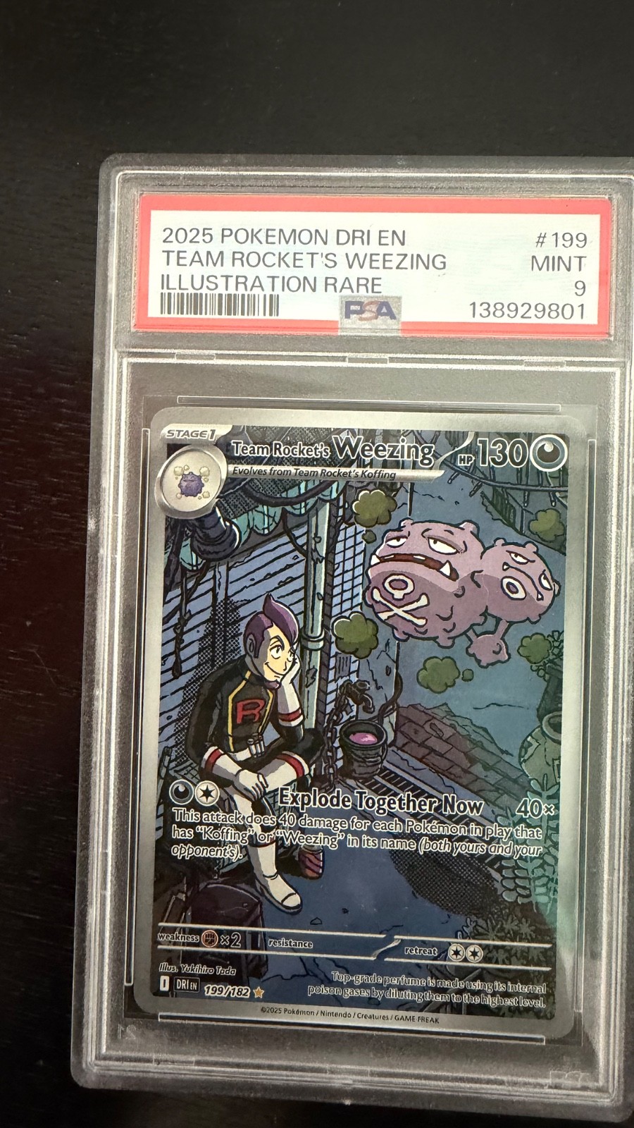 Team Rocket's Weezing 199/182
