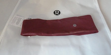 NWT Authentic LULULEMON WUNDER TRAIN Maroon Headband OSFA