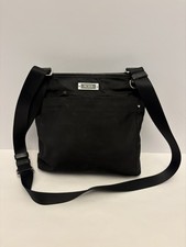 Tumi Voyageur Black Nylon Crossbody with Silver Hardware Travel Bag
