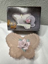 Pink Round Trinket Box with Gold Butterfly Lid — listing 6