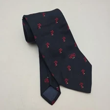 FIFA World Cup Navy Men’s Necktie – Soccer Player Print – 57" x 3.5"