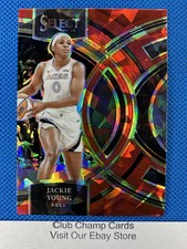 2024 #180 Jackie Young Panini Select WNBA Premier Red Ice Prizm